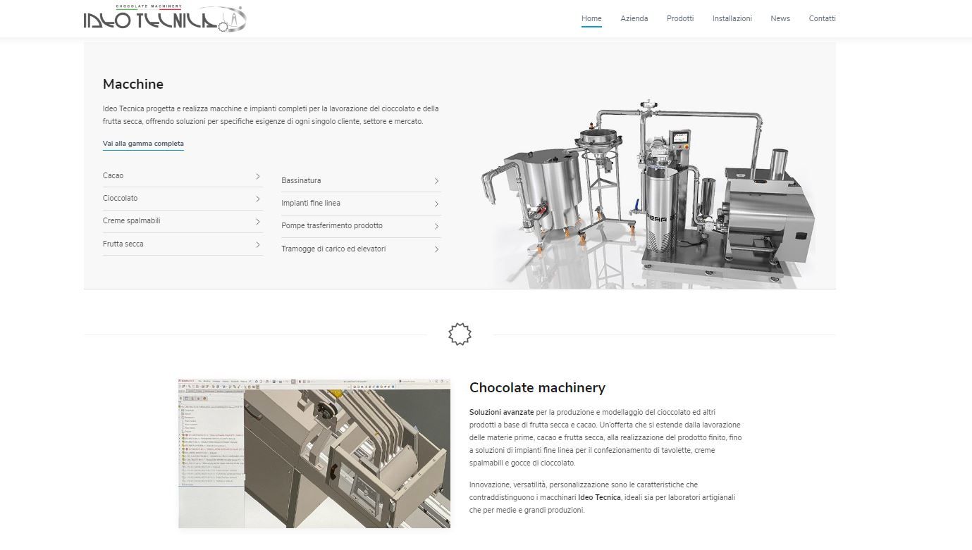 Il nuovo sito web di Ideo Tecnica è online!