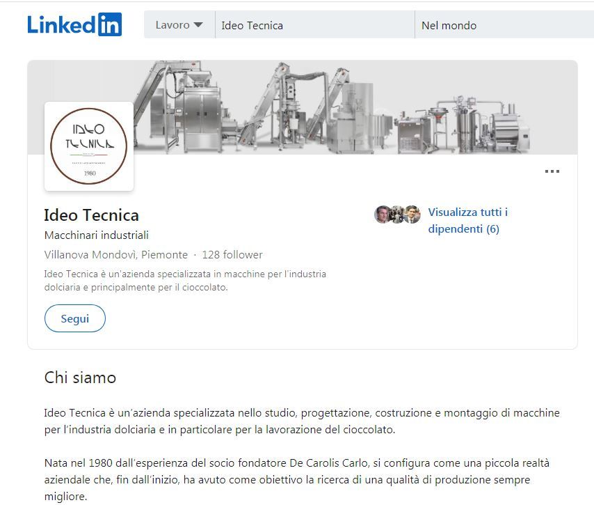 Siamo su LINKEDIN!